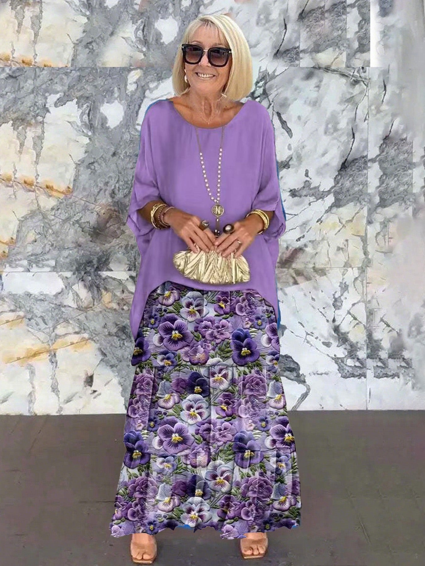 Rocío™ Vestido Trébol Degradé
