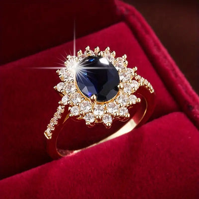 Anillo Fancy Azul Esplendor Vionne™