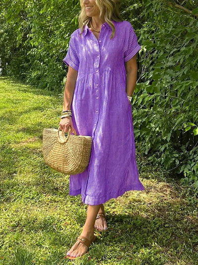 Marieke™ Vestido Camisero Maxi