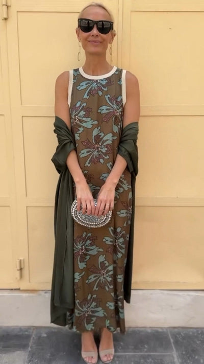 Vestido Largo con Estola Leonor™