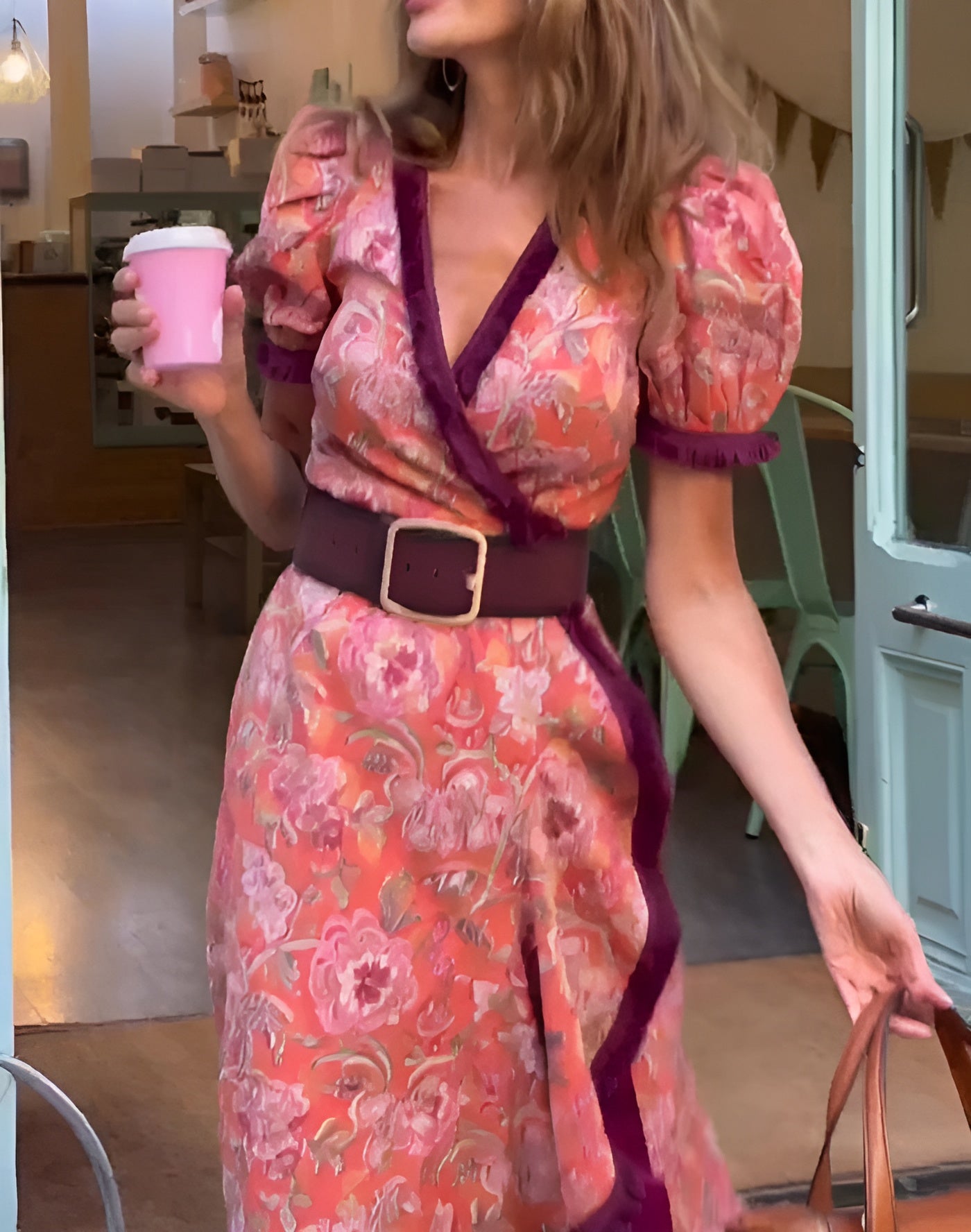 Fernanda™ Vestido Largo Elegante Rosa