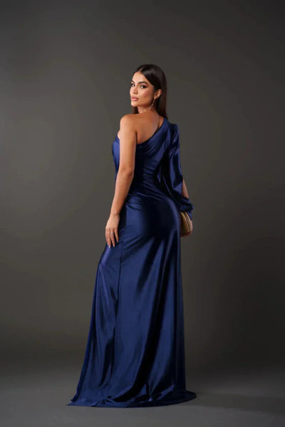 Vestido Satinado Una Manga Isidora™