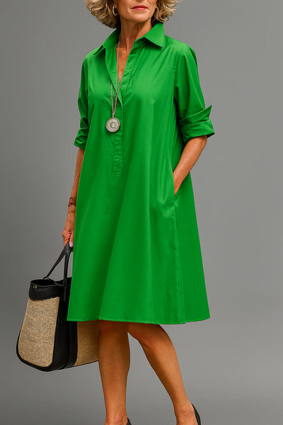 Loreto™ Vestido Geométrico Midi
