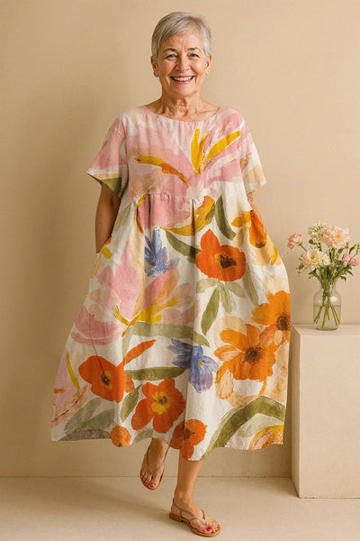 Paz™ Vestido Favorece Abdomen