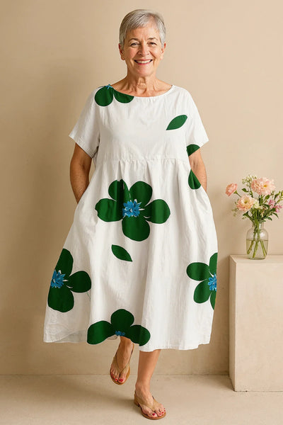 Paz™ Vestido Favorece Abdomen