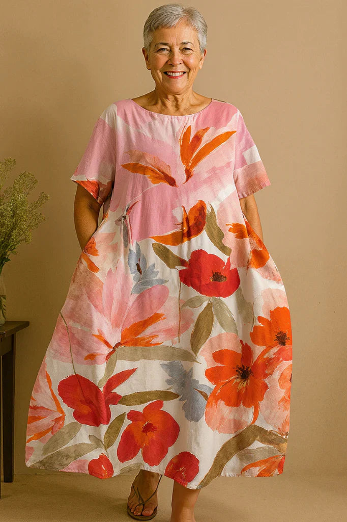 Paz™ Vestido Favorece Abdomen