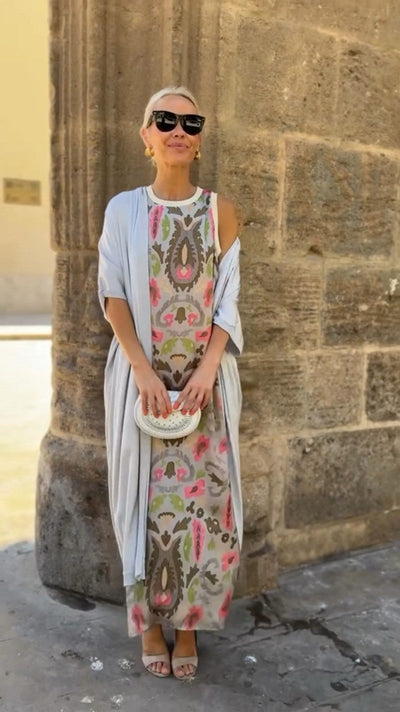 Vestido Largo con Estola Leonor™