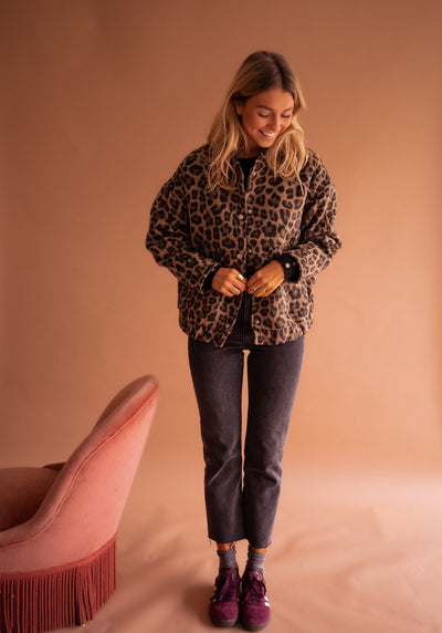 Constanza™ Chaqueta Animal Print
