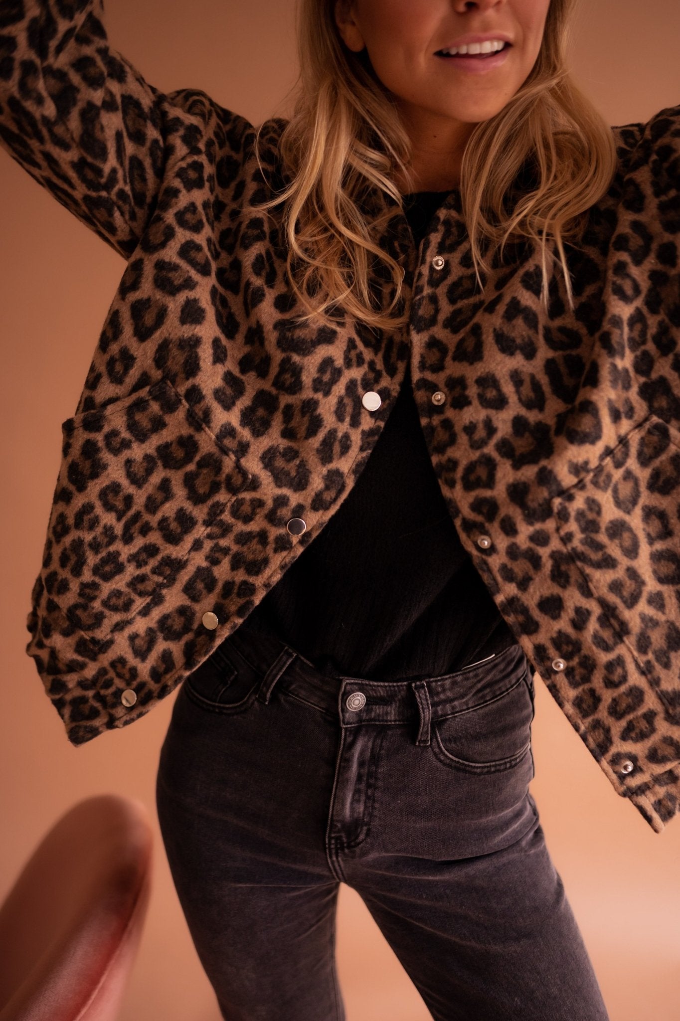 Constanza™ Chaqueta Animal Print