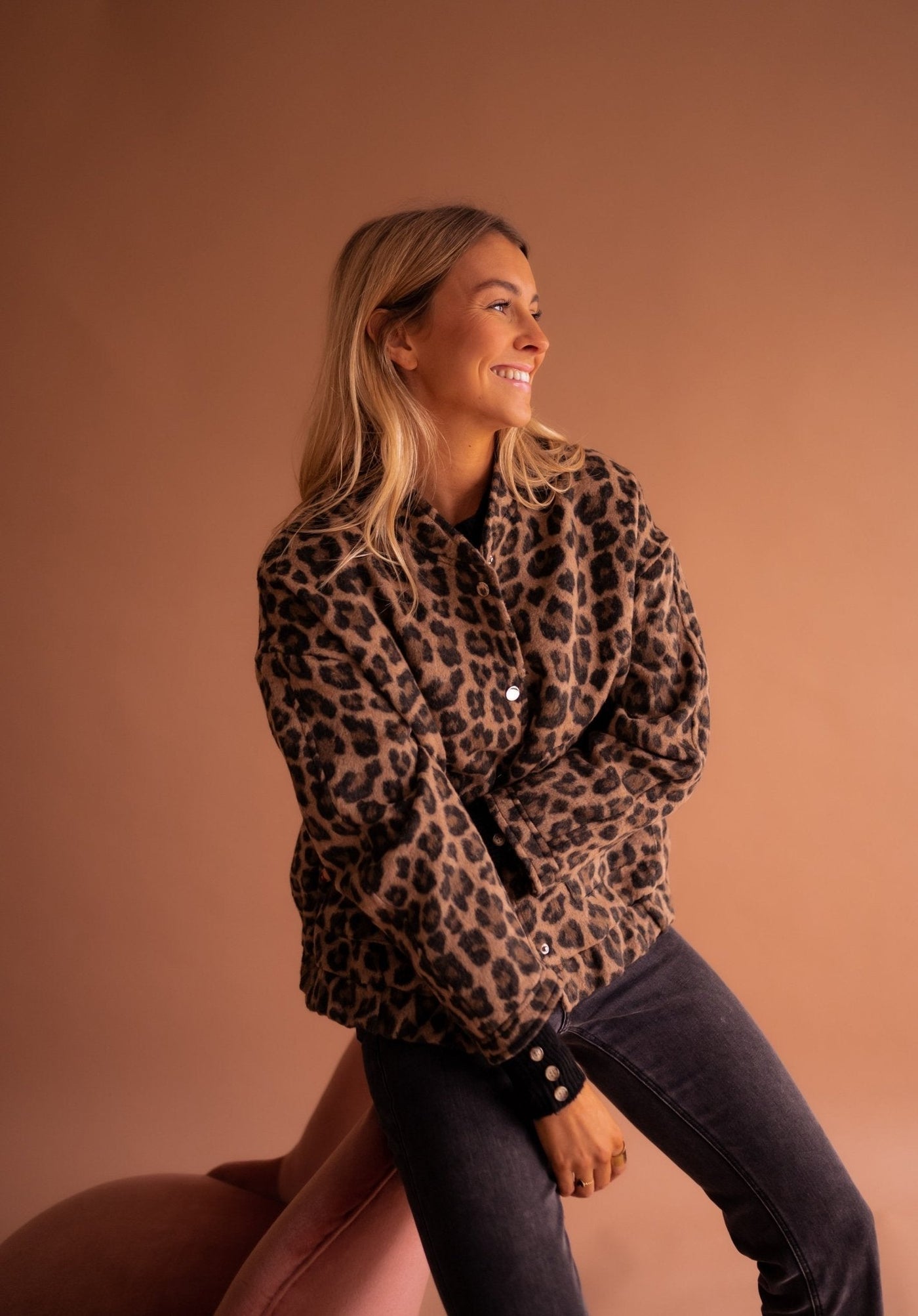 Constanza™ Chaqueta Animal Print