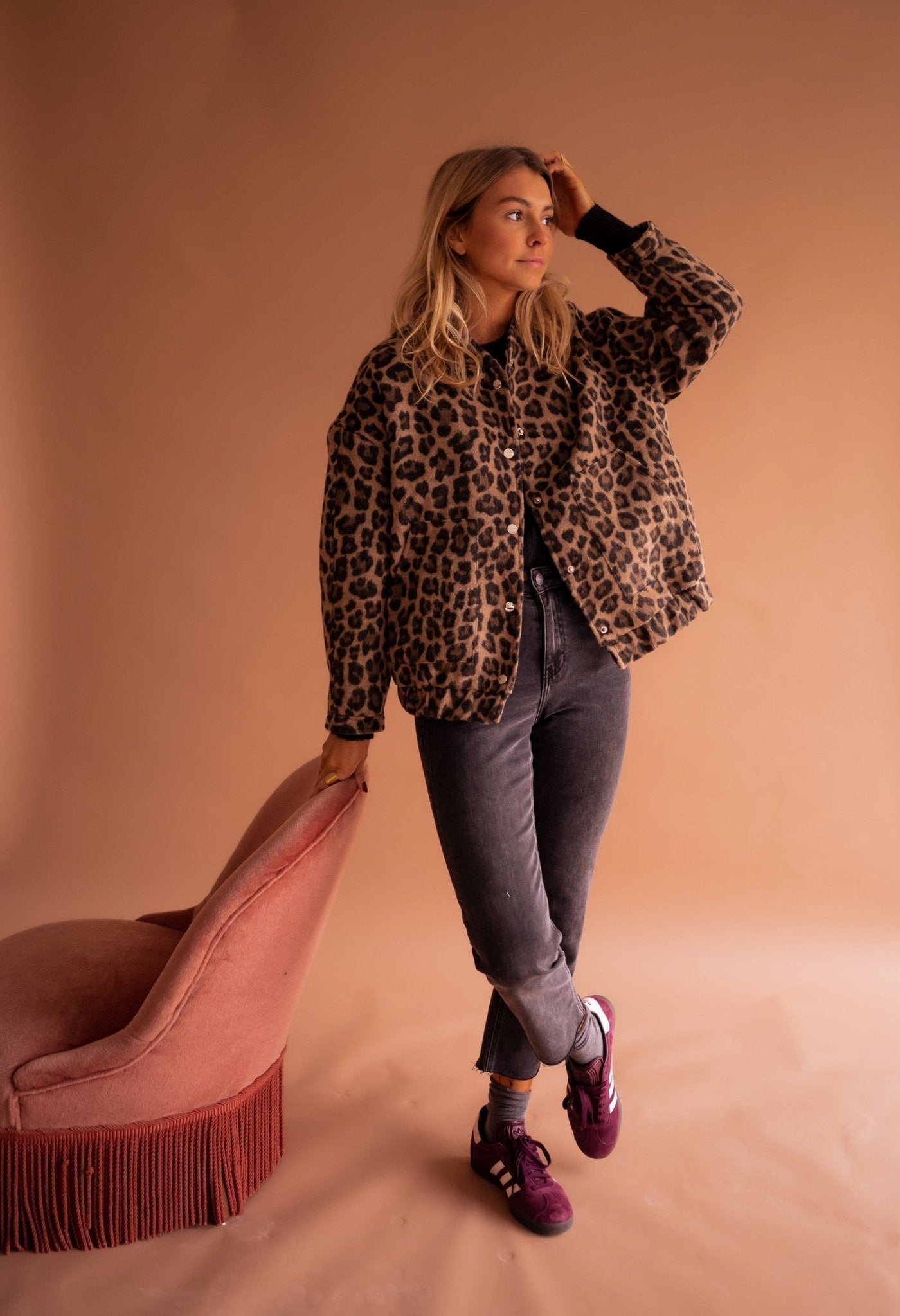 Constanza™ Chaqueta Animal Print