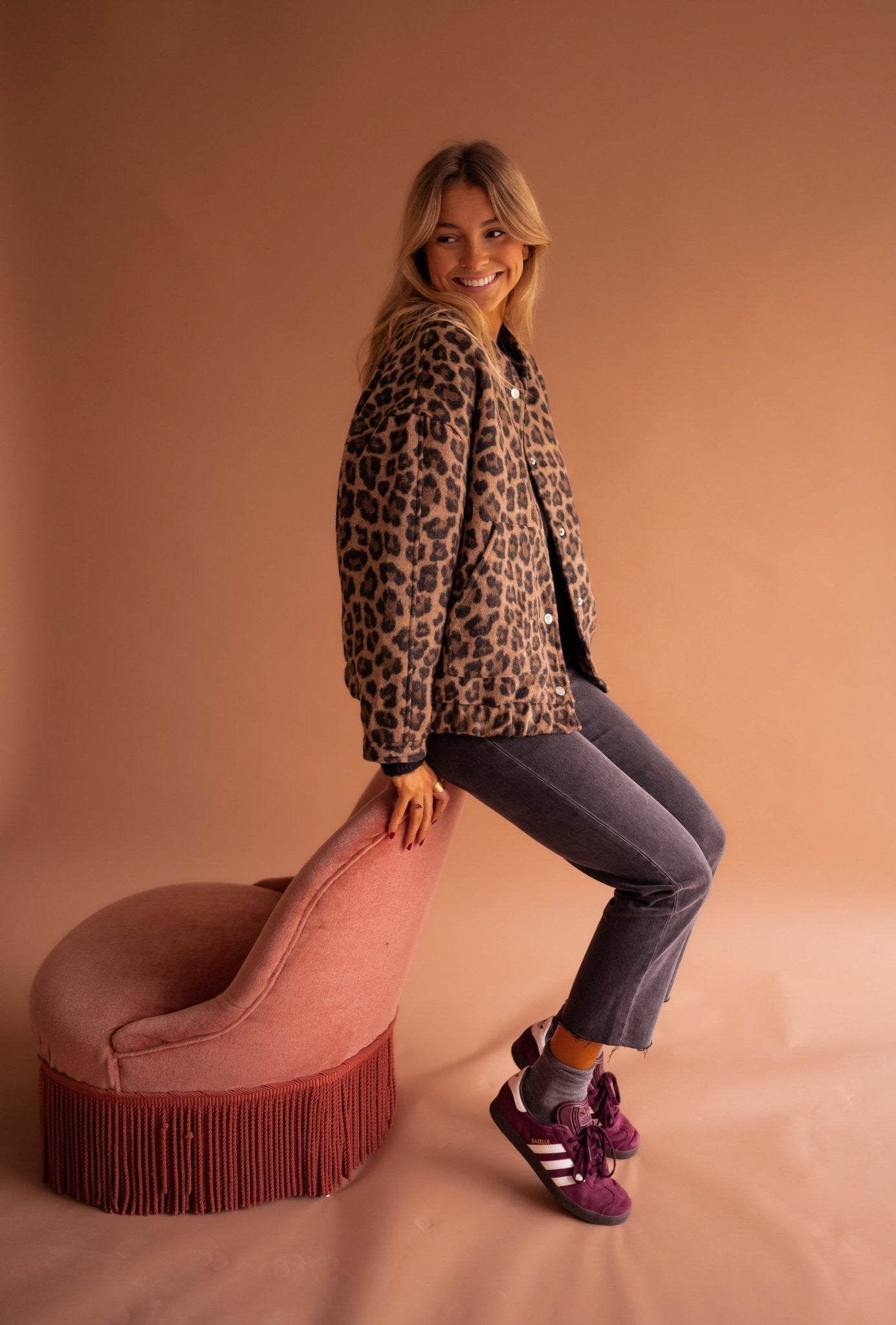 Constanza™ Chaqueta Animal Print