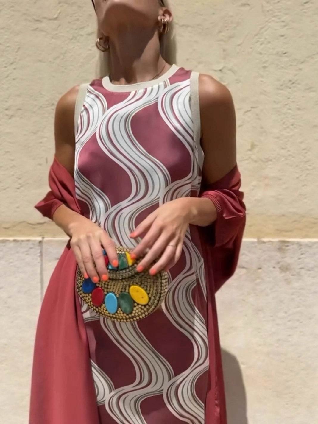 Vestido Largo con Estola Leonor™